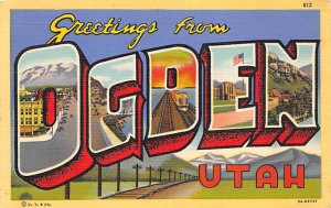 Greetings From Ogden, Utah USA Unused 