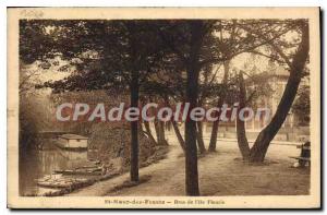 Postcard Old St Maur Des Fosses I'Ile De Fleurie Arm