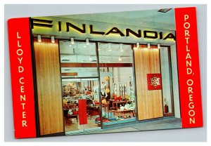 Vintage Advertisement Postcard 1960's Finlandia House Portland Oregon UNPOSTED