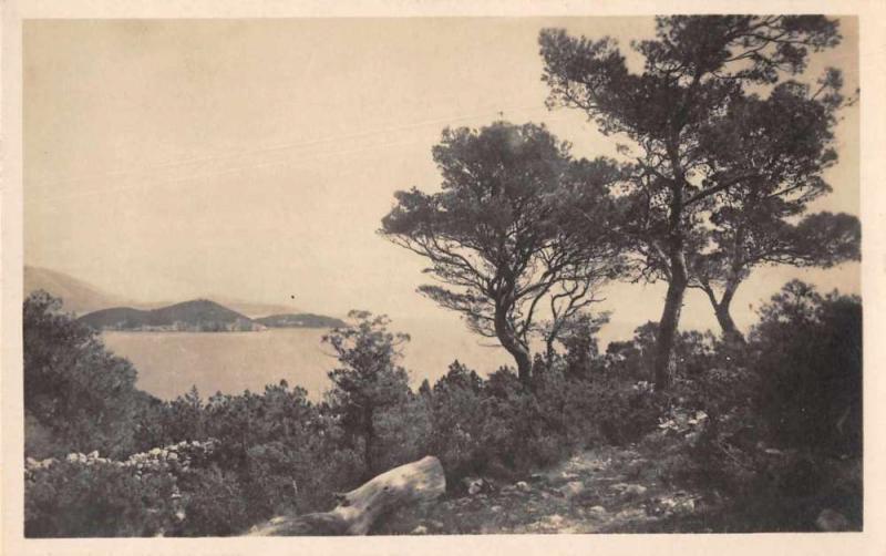 Dubrovnik Lapad Croatia? Raguse Birds Eye View Real Photo Postcard J76390