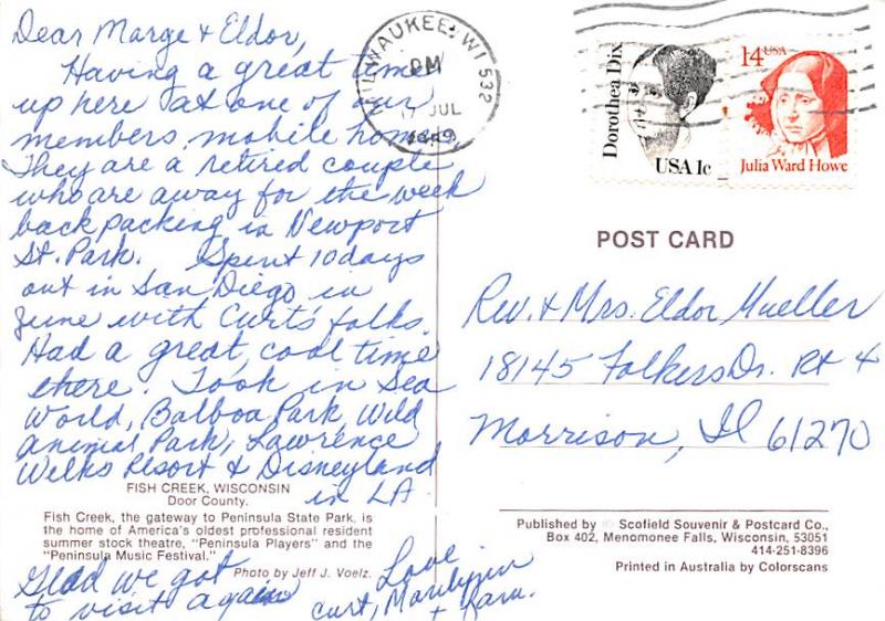 Fish Creek, Door County - Wisconsin