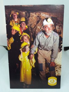 Children on Tour of Gold Mine at 14 Shaft Crown Mines Johannesburg Vtg Postcard