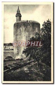 Postcard Old Aigues Mortes Tower Constrance