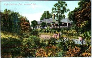 OAKLAND, CA  California    CAFE-PIEDMONT PARK   c1900s Newman  Postcard