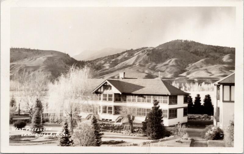 West Pavillion Sanatorium Tranquille BC Kamloops Passmore RPPC Postcard E43