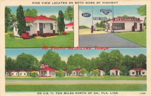 GA, Woodbine, Georgia, Pine View Motel, MultiView, Gas Pump, Ahrens No E14699