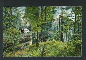 PA86 (2) Pcs. Towanda, Family on Table Rock Mountain, Reading, Woman at Bridge