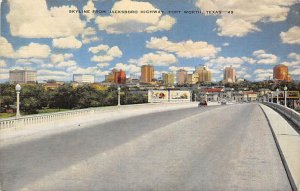 Jacksboro Highway Skyline - Fort Worth, Texas TX