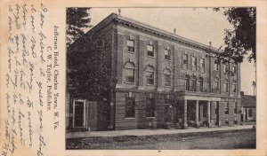 J77/ Charles Town West Virginia Postcard c1910 Jefferson Hotel Building 122