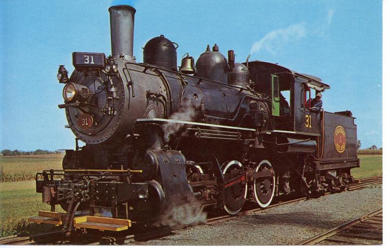 US    PC881  BALDWIN LOCOMOTIVE #31, STRASBURG, PA