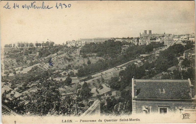 CPA LAON Panorama du Quartier St-Martin (152113)