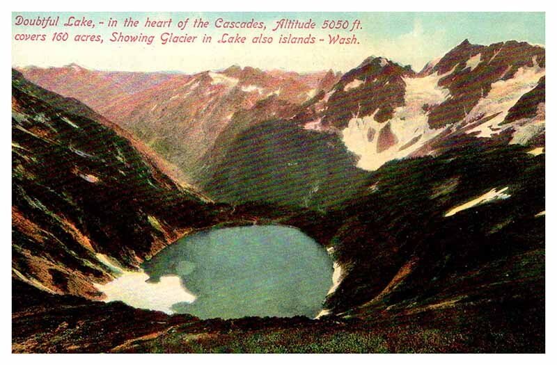 Postcard MOUNTAIN SCENE State of Washington WA AR8291
