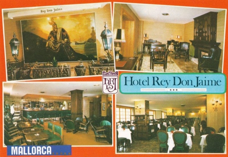 Mallorca Hotel Rey Don Jaime Mallorca Interior Postcard