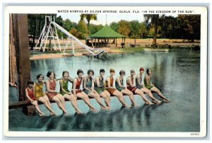 c1920 In The Kingdom Sun Water Nymphs Silver Springs Ocala Florida FL Postcard