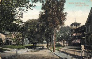 United States Ansonia Connecticut South Cliff Street Postcard