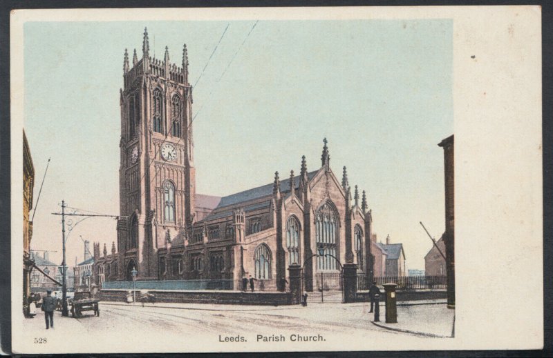 Yorkshire Postcard - Leeds Parish Church    RS14788