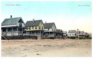 20357  ME  Wells Beach, Summer homes along Beach