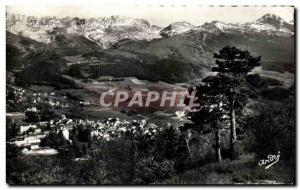 Old Postcard The Beautiful French Alps Villard de Lans General view right the...