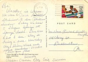 Tarpon Springs Florida pm 1984 Postcard