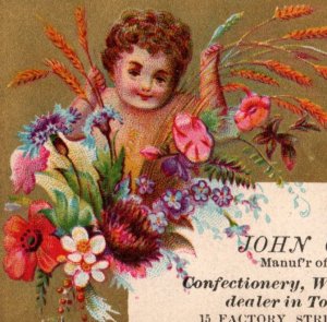 1880s John Osborn Candy Maker, Toys, & Tobacco Cigars Nashua, NH F181