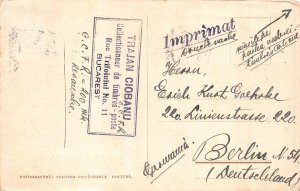L092 Romania Bucharest Theater Place vintage postcard