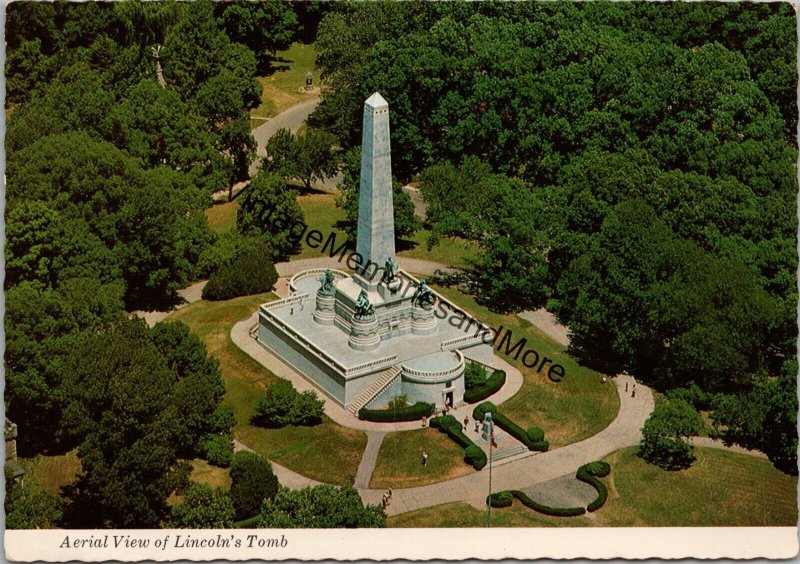 Lincoln's Tomb Oak Ridge Cemetery Springfield IL Postcard PC353