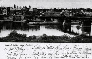 Haverhill, Massachusetts - The Haverhill Bridge - in 1907