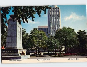 Postcard Dominion Square, Montreal, Canada