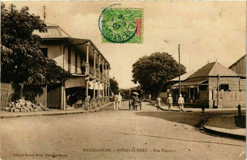 CPA AK Diego Suarez- Rue Flacourt MADAGASCAR (819982)