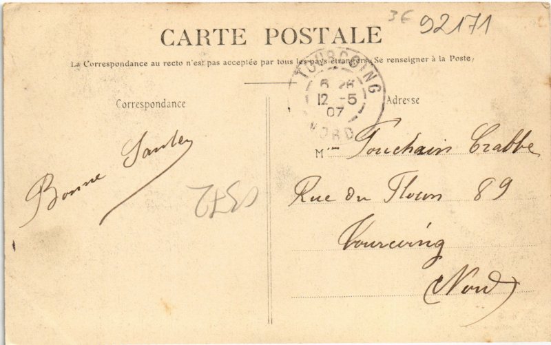 CPA Militaire Camp de SISSONNE - Quartier général (92171)