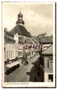 Old Postcard Simmern (Hunsruck) Marktstrabe