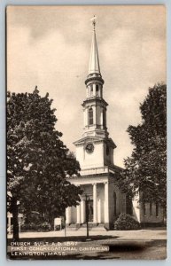 Lexington  Massachusetts  First Congregational Church Postcard