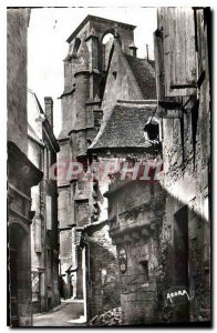 Postcard Modern Dordogne Sarlat Street of the old Hopitak Tower of the ancien...