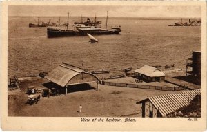 PC VIEW OF THE HARBOUR ADEN YEMEN (a32251)