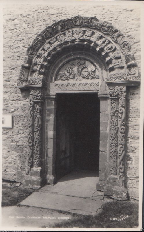 Herefordshire Postcard - The South Doorway, Kilpeck Church  RT138