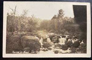 Mint Canada Real Picture Postcard North River View Adele