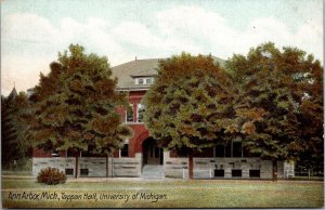 Postcard Tappan Hall at University of Michigan in Ann Arbor, Michigan