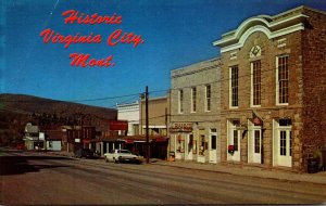Montana Virginia City Main Street Scene