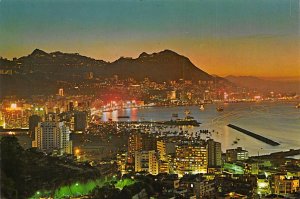 Evening Scene Of Hong Kong Island, Viewed From Causeway Bay  