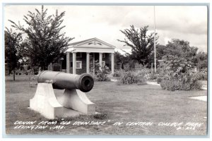 Canon From Old Ironsides Central College Park Lexington MO RPPC Photo Postcard