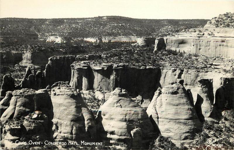 Unposted 1930-50 Real Photo PC Coke Oven, Colorado Natl Monument Sanborn W-1331