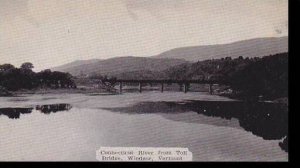 Vermont Windsor Connecticut River From Toll Bridge Dexter Press Archives