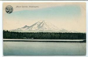 Mount Rainier Washington 1910c postcard