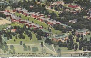 DURHAM, North Carolina, 30-40s: Air View of the East, or Woman's College, Cam...