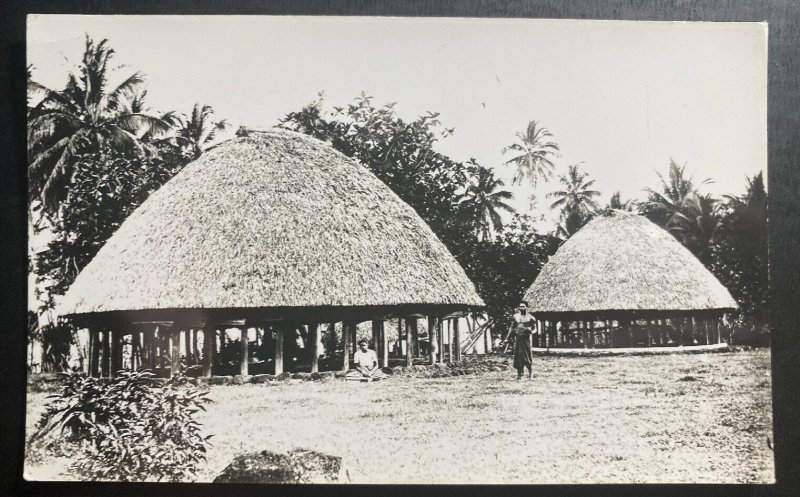 Mint Wester Samoa Real Picture Postcard RPPC Tattersall Studio Village View