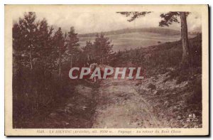 Postcard Old Louvesc Landscape Returning Mount Chaix