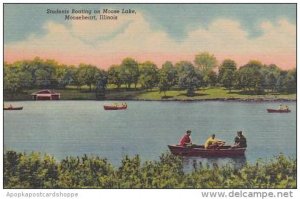 Illinois Mooseheart Students Boating On Moose Lake