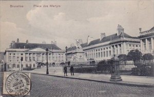 Belgium Brussels Monument Place Des Marlyrs 1920