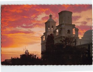 Postcard San Xavier Del Bac Mission, Tucson, Arizona