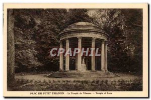 Versailles - Petit Trianon Park - Temple & # 39Amour - Old Postcard